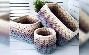 کارگاه آموزشی بافت سبد های تریکو در موسسه هنر ماندگار پارسی