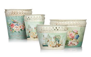 گلدان فلزی طرحدار