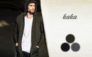 ژاکت کلاهدار KAKA مدل LONG