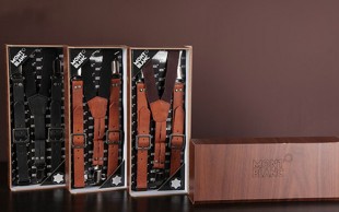 ساسپندر کش و چرم MontBlanc