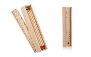 مداد رنگی جعبه چوبی Huifeng