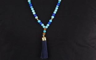 گردنبند تسبیحی سنگی