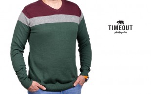 پلیور بافت یقه هفت Time Out