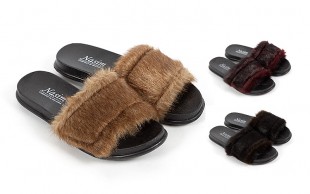 دمپایی خزدار زنانه Nasim