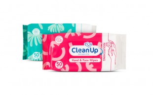 دستمال مرطوب پاک کننده دست و صورت CleanUp