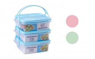 ظرف درب دار سه طبقه TAK PLAST