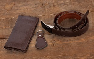 ست هدیه چرم مردانه