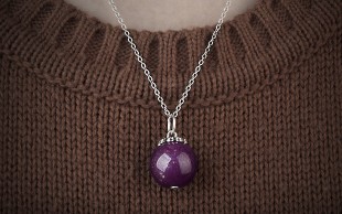 گردنبند سنگ طبیعی