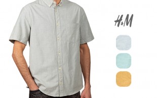 پیراهن آستین کوتاه مردانه H & M