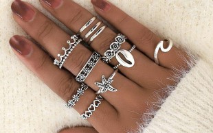 پکیج یازده عددی انگشتر variant