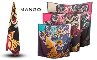 روسری پاییزه MANGO مدل aspect