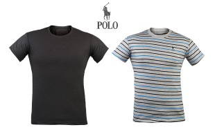 تیشرت آستین کوتاه طرح POLO