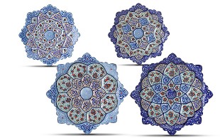 بشقاب میناکاری جدید