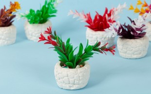 گلدان تزئینی طرح سنگی