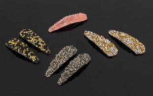 گیره مو دو عددی کریستالی