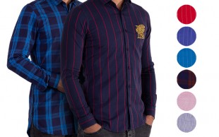 پیراهن آستین بلند مردانه Emporio Armani