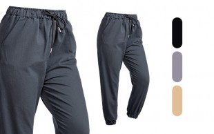 شلوار اسلش زنانه کتان