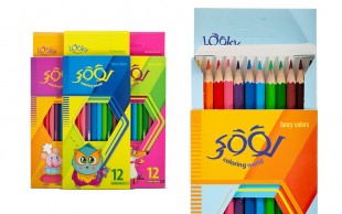 مداد رنگی 12 رنگ Looky