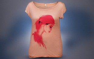 تیشرت زنانه طرح دار