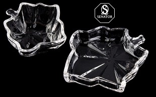 ترشی خوری و زیرلیوانی بلور