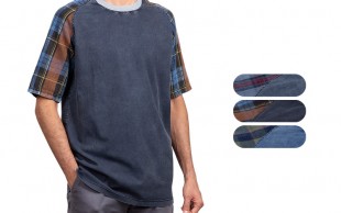 تیشرت کبریتی مردانه طرح LV