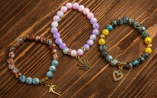 پکیج دوتایی دستبند سنگی