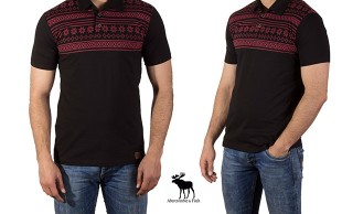 پولوشرت طرحدار Abercrombie