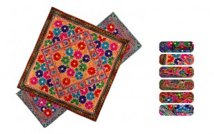 رومیزی سوزن دوزی و آینه کاری