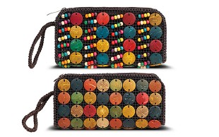 کیف چندکاره Wooden button