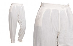 شلوار لینن زنانه دمپا گتر