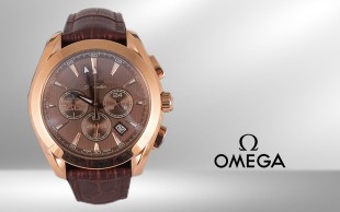 Omega مدل SeaMaster بند چرم