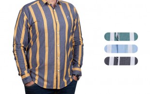 پیراهن راه راه مردانه Benetton