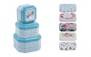 ست 3 عددی جعبه فلزی کادویی