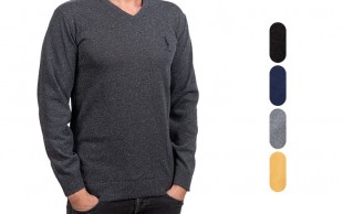 پلیور بافت مردانه یقه هفت طرح Polo