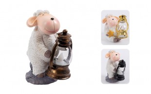 مجسمه گوسفند فانوس دار