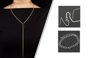 ست گردنبند چوکر Double Layers