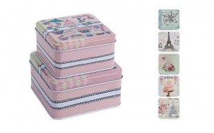 ست 2 عددی جعبه فانتزی فلزی