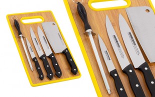 ست 6 عددی چاقو و تخته گوشت KOCHMESSER