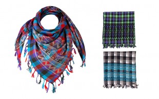 روسری پشمی طرح Zigzag