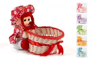 سبد حصیری عروسکی