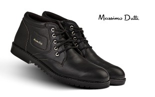 نیم بوت مردانه طرح Massimo Dutti