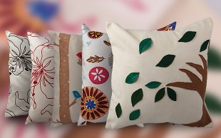 کاور کوسن طرح دار