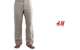 شلوار لینن مردانه HandM