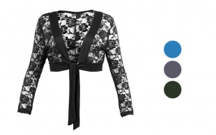 نیم تنه گیپور گره ای