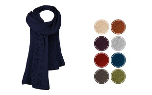 شال بافت زمستانی Knitted Rhombus