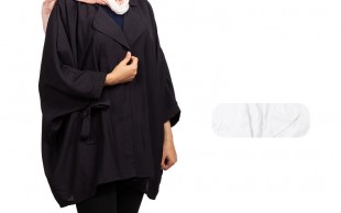 مانتو جلو باز ابر و بادی