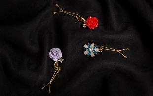 گیره روسری نگین دار