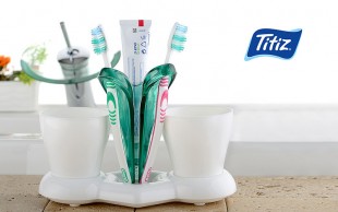 ست جا مسواکی و خمیر دندان Titiz