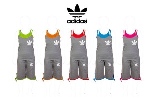 تاپ و شلوارک زنانه adidas