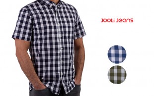 پیراهن آستین کوتاه مردانه Jooti Jeans
